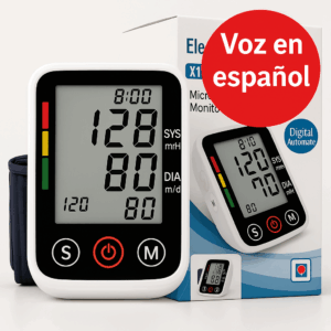 ❤️‍🩹Tensiómetro de Brazo con Voz Automático
